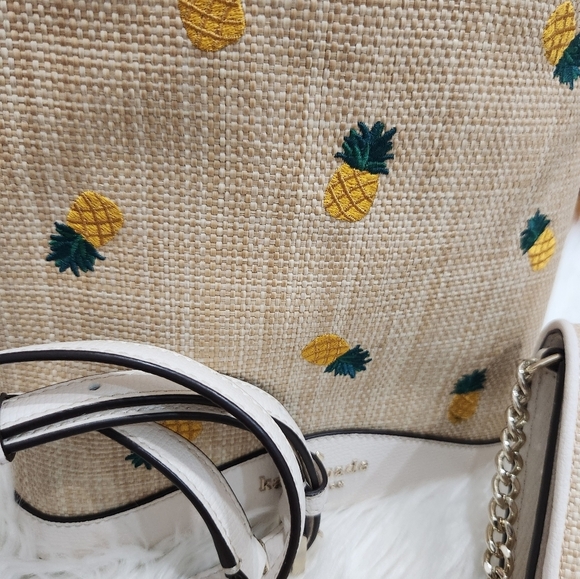 🔹Kate Spade🔹️ Darcy Small Pineapple Bag Set Of 3 Bundle Crossbody And  Wallet - Picture 15 of 15